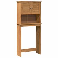 Szafka na pralkę z półką VIGO miodowy brąz 72.5 x 27 x 161 cm