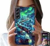ETUI DO SAMSUNG GALAXY S22 PLUS - POCIĄG, EKSPRES ŚWIĄTECZNY WZORY + SZKŁO