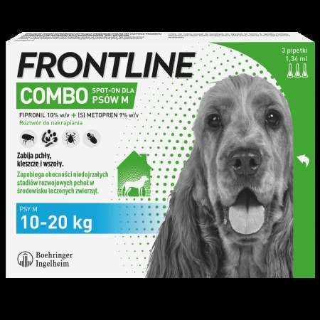 FRONTLINE combo dla psów M 3 pipety na Arena.pl
