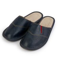 Klapki męskie góralskie skórzane