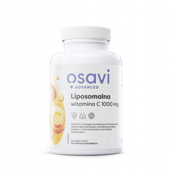 Osavi Liposomalna witamina C 1000 mg 120 kapsułek zdjęcie 1