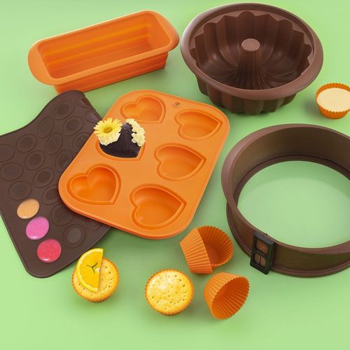 Forma silikonowa do pieczenia muffinek babeczek na muffinki foremki 6 sztuk na Arena.pl