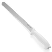 nóż do pieczywa chleba haccp 430mm - biały - hendi 843154