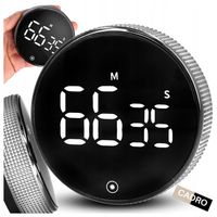 MINUTNIK KUCHENNY elektroniczny timer czasomierz magnetyczny LED 8x3 cm