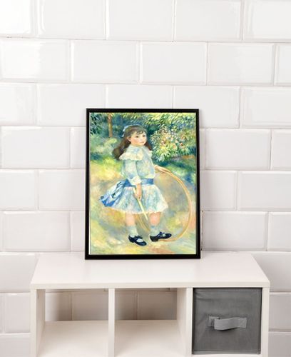 Girl with a Hoop, Auguste Renoir - plakat 42x59,4 cm na Arena.pl