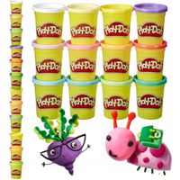 PLAY-DOH CIASTOLINA ZESTAW 12-PAK DUŻE TUBY WIOSENNE KOLORY 1,36KG