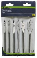 ZESTAW WIERTEŁ PŁASKICH DO DREWNA 6SZT. - L-207220104