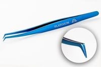 Pęseta do przedłużania rzęs prosta VT Plasma Laser PLATINUM