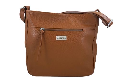 Torebka codzienna skórzana damska - Brązowa jasna na Arena.pl