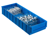 Pojemnik magazynowy niebieski - 500x185x81 mm