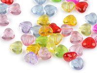 SERDUSZKA KORALIKI DO BRANSOLETEK HANDMADE RĘKODZIEŁA DIY 8X9MM 30SZT