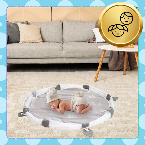 mata edukacyjna dla niemowląt interaktywna 4w1 słonik piłeczki maskotki na Arena.pl