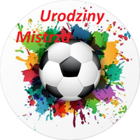 Opłatek na tort Urodziny Piłka Nożna Bramka Gol Klub Boisko Stadion