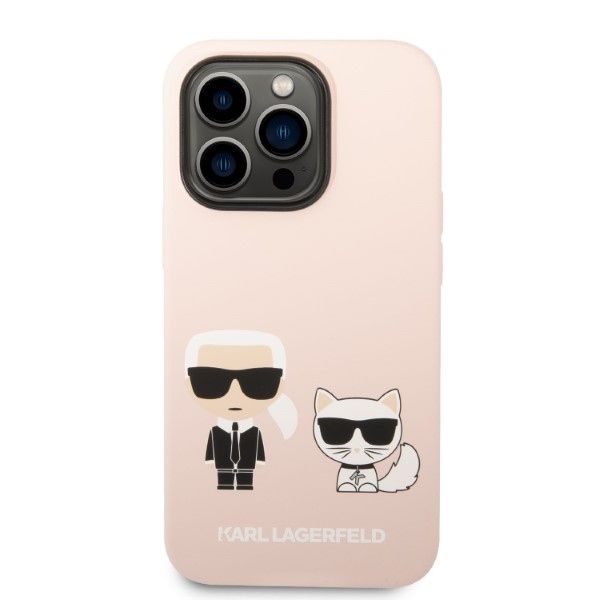 Etui Karl Lagerfeld do iPhone 14 Pro Max, Różowy, MagSafe zdjęcie 3
