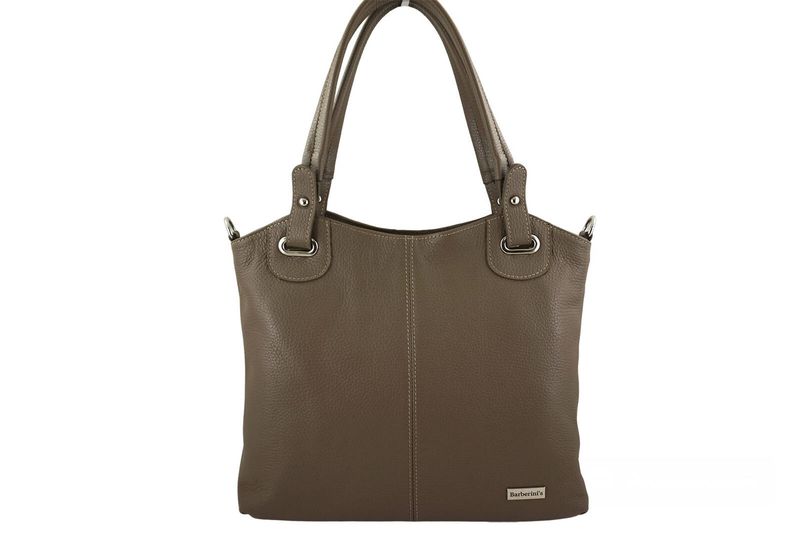 Codzienna duża torebka damska - Beżowa ciemna zdjęcie 1