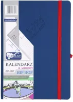 Kalendarz 2026 B5 18 Miesięcy Hip Hop, Granatowy