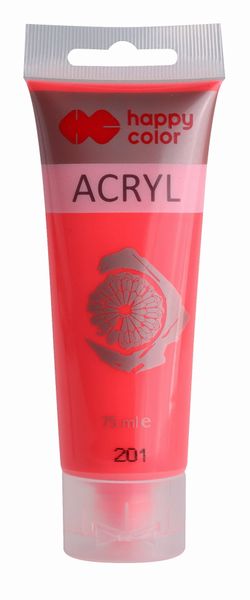 FARBA AKRYLOWA 75 ML CZERWONY FLUOR 9679 zdjęcie 1