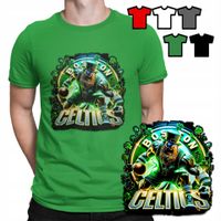 KOSZULKA T-SHIRT MĘSKI WZORY - Boston Celtics KOSZYKÓWKA NBA - XXL