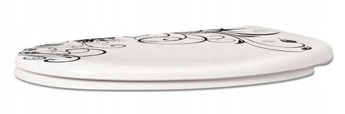 ESTIVA DESKA WC SEDESOWA WOLNOOPADAJĄCA TWARDY DUROPLAST NADRUK GRAFITOWY na Arena.pl