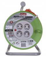 Listwa zasilająca ActiveJet AJE-PB/20M 4 gniazd 20 m zielony