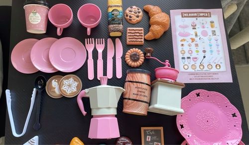 Zestaw kawowy dla dzieci patera czajnik 38el (W034) na Arena.pl