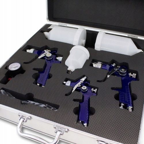 Pistolety Lakiernicze HVLP Natryskowe ZESTAW 3 szt na Arena.pl