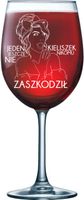 Szklanka kieliszek do wina na PREZENT personalizowany GRAWER różne wzory