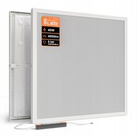Plafon kwadratowy Smartled 60 x 3 cm biały