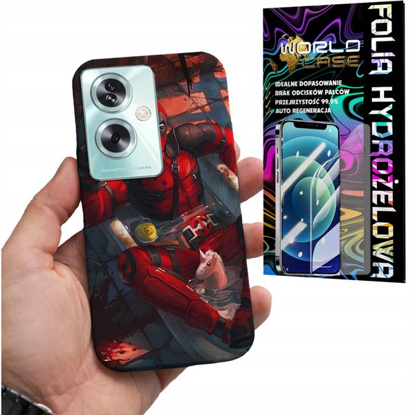 ETUI DO OPPO A79 5G - DEADPOOL MARVEL FILMY SERIALE + FOLIA zdjęcie 1
