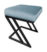 Pufa ZETA LOFT ławka taboret podnóżek metal BL06