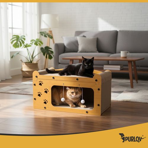 Drapak Dla Kota - Piętrowy Domek Purlov 27016 na Arena.pl