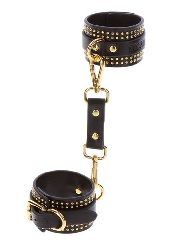 studded wrist cufs set black na Arena.pl