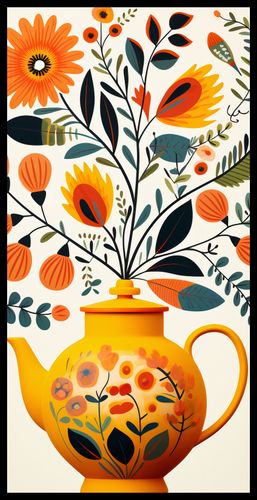 Plakat 50x100cm Bujna Herbata na Arena.pl