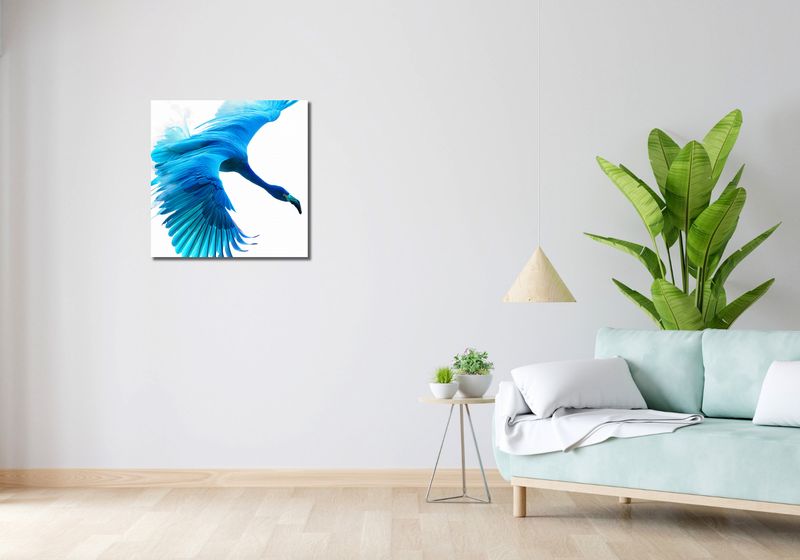 Obraz 60x60cm Błękitny Lot zdjęcie 2