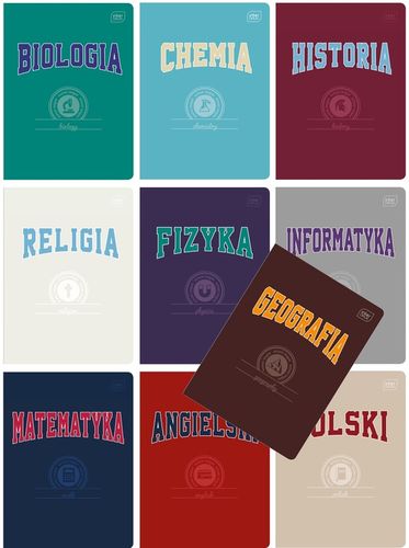 Zestaw Zeszytów Przedmiotowych Szkolnych A5 60k na Arena.pl