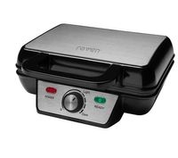 Gofrownica RAVEN EG002BX 1000W 2 Prostokąty Gofry Regulacja Temperatury