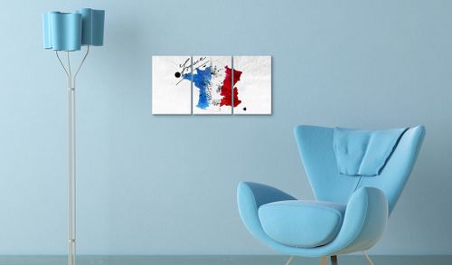Obraz - Mapa Francji Rozmiar - 60x30 na Arena.pl