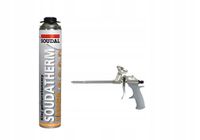 SOUDAL Klej do styropianu 119243 SOUDATHERM 750ml + pistolet FG-STD15
