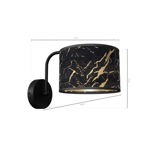 Kinkiet SENSO Black/Gold 1xE27 na Arena.pl