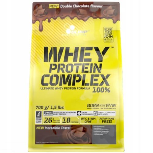 Olimp WHEY PROTEIN COMPLEX 700g WPC BIAŁKO KONCENTRAT Podwójna czekolada na Arena.pl