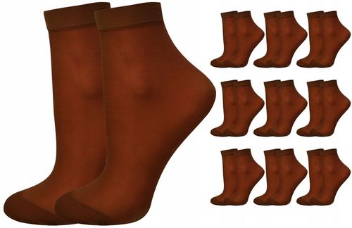 Skarpetki rajstopowe damskie cienkie stopki LYCRA 35-42 wybór kolorów 50 pa na Arena.pl