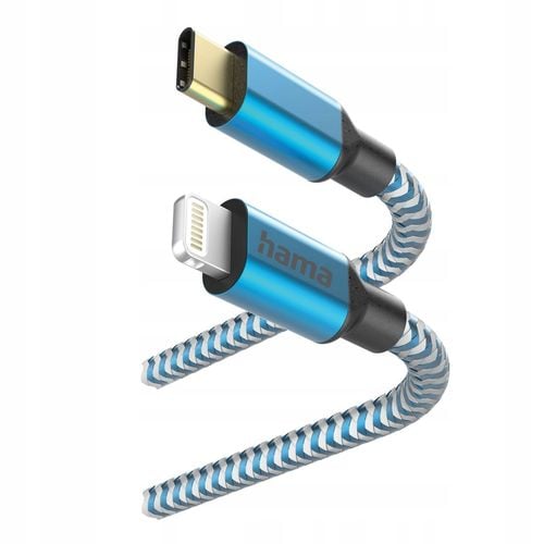 Kabel HAMA Ładujący/data Reflected USB typ C - Lightning/MFI 1.5m 201561 na Arena.pl