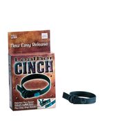 leather cinch black