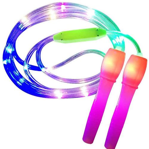 Skakanka LED świecąca z diodami LED 3 tryby 2,5m na Arena.pl