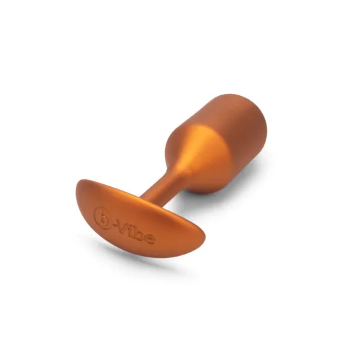 b-vibe snug plug 2 sunburst silikonowy model z obciążeniem 114g na Arena.pl
