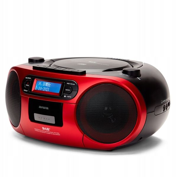 BOOMBOX AIWA BBTC-660DAB/RD Bluetooth zdjęcie 1