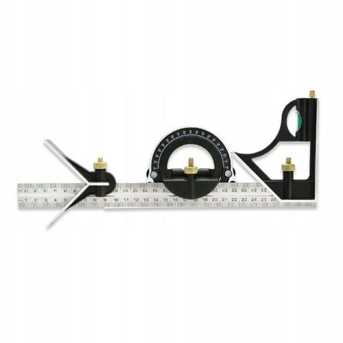 KĄTOWNIK KOMBINOWANY LINIAŁ 300 mm KĄTOMIERZ 0-180 na Arena.pl