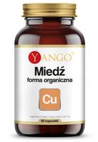 Yango MIEDŹ FORMA ORGANICZNA 90 kapsułek