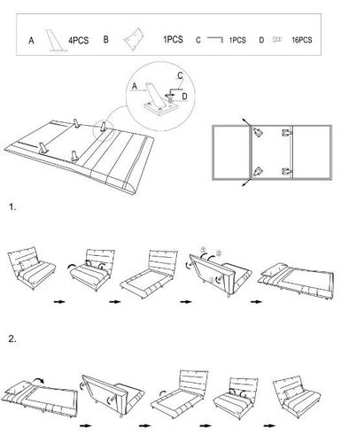 Sofa Arriba dwuosobowa szara na Arena.pl