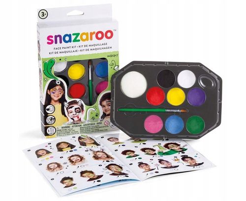 Profesjonalny Zestaw Farb do Malowania Twarzy Uniwersalny Snazaroo na Arena.pl